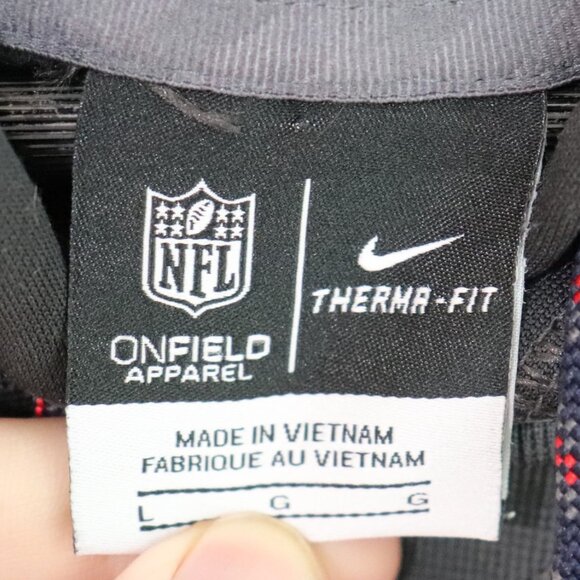 Nike NFL New England Patriots Therma-Fit Pullover Hoodie Gray XL - Picture 6 of 7